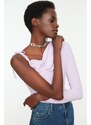 Trendyol Lilac Collar Detailed Bodysuit