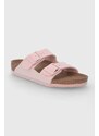 Dětské pantofle Birkenstock růžová barva