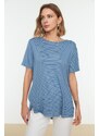 Trendyol T-Shirt - Blau - Boyfriend