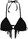 Nordblanc Černé dámské bikiny FRINGE