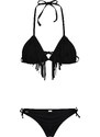 Nordblanc Černé dámské bikiny FRINGE