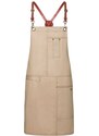 Karlowsky Stylová zástěra Bib Apron Urban X-Style 100% bavlna