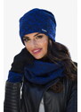 Kamea Woman's Set Hat&Scarf K.17.254.12 Navy Blue