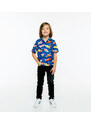 Mr. GUGU & Miss GO Kids's Shirt SH-K1616 Navy Blue