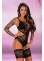 LivCo Corsetti Fashion Garter Sawanim Lc 90683 Black