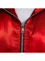 Pánská přechodná bunda s kožešinou Iron Aesthetics, červená