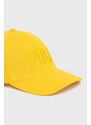 Čepice Polo Ralph Lauren žlutá barva, hladká