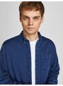 Tmavě modrá džínová košile Jack & Jones Indigo - Pánské