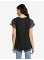 Černé dámské vzorované tričko Desigual TS Norte - Dámské