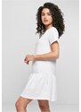 URBAN CLASSICS Ladies Valance Tee Dress - white