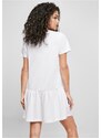 URBAN CLASSICS Ladies Valance Tee Dress - white