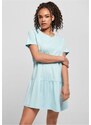 URBAN CLASSICS Ladies Valance Tee Dress - seablue