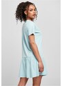 URBAN CLASSICS Ladies Valance Tee Dress - seablue