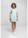 URBAN CLASSICS Ladies Valance Tee Dress - seablue