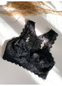 DKNY krajková podprsenka Superior Lace - černá