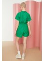 Trendyol Green Zipper Detailed Woven Jumpsuit