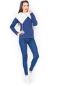 Katrus Woman's Hoodie K140 Navy Blue