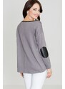 Lenitif Woman's Sweater K118 Grey