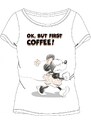 E plus M Dámské pyžamo Minnie Mouse - Disney - motiv Ok, but first coffee - 100% bavlna