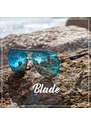 Brýle Verdster Blade C38011 modré REVO/zlaté