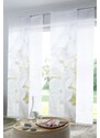 bonprix Japonská stěna s květy orchidejí a jednobarevná (2dílná souprava) Bílá