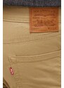 Kalhoty Levi's 511 pánské, béžová barva, přiléhavé
