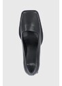 Kožené lodičky Vagabond Shoemakers Edwina černá barva, na podpatku