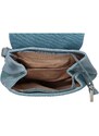 David Jones Dámský koženkový batůžek s proplétáním Santorin, modrá
