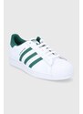 Kožené boty adidas Originals Superstar bílá barva, GZ3742