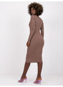 RUE PARIS Dress-RV-SK-7436.53-brown