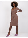 RUE PARIS Dress-RV-SK-7436.53-brown