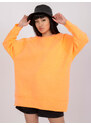 Fashionhunters Dámská oranžová mikina značky Manacor