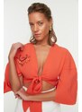 Trendyol Blouse - Orange - Regular fit