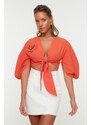 Trendyol Blouse - Orange - Regular fit