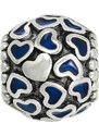 Linda's Jewelry Přívěsek Modrá srdce chirurgická ocel IP040
