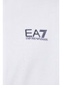 Bavlněná tepláková souprava EA7 Emporio Armani bílá barva