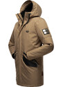 Zimní kabát / pánská zimní dlouhá bunda Ragaan Stone Harbour - LIGHT BROWN