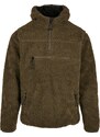 Brandit Teddyfleece Worker Pullover Jacket olivová