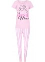 E plus M Dámské pyžamo Minnie Mouse - růžové