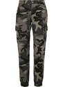 UC Ladies Dámské kalhoty Camo Cargo s vysokým pasem tmavé masky