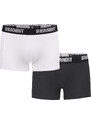 Brandit Boxerky Logo 2er Pack wht/blk