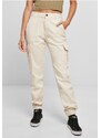 UC Ladies Dámské cargo kalhoty s vysokým pasem whitesand