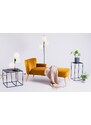 Nordic Design Bílo černá skleněná stojací lampa Bubbly 155 cm