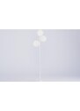 Nordic Design Bílá skleněná stojací lampa Bubbly 155 cm