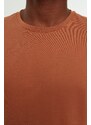 Trendyol Orange Color Block Pajamas Set