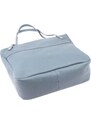 Luxusní kožená kabelka Pierre Cardin 5335 EDF světle modrá