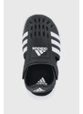 Dětské sandály adidas GW0384 černá barva