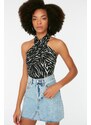 Dámský crop top Trendyol Patterned