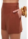 Trendyol Cinnamon Woven Shorts & Bermuda