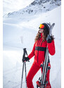 Nordblanc Červená dámská softshellová lyžařská bunda GRACEFUL